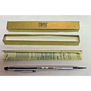 Vintage Cross Mechanical Pencil Silver Color Made in USA Vintage 5" W/Lead